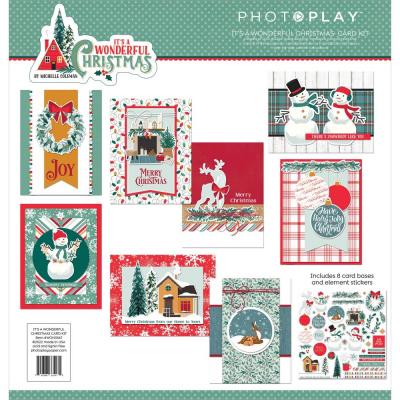 PhotoPlay It's A Wonderful Christmas Die Cut - Collection Card Kit